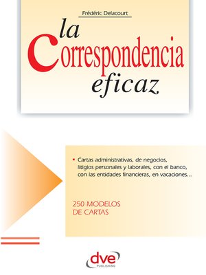 cover image of La correspondencia eficaz